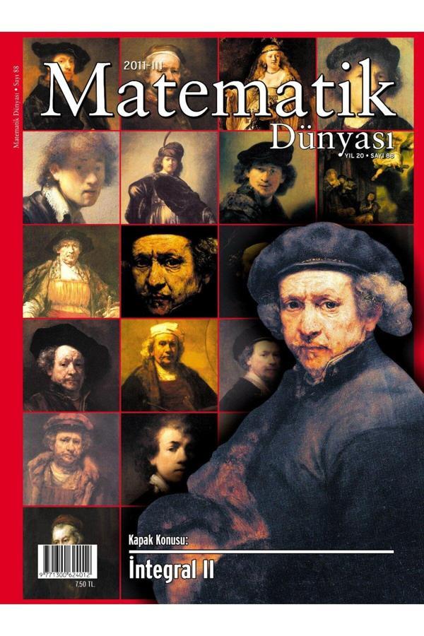 Nesin Yayınevi Matematik Dünyası Dergisi Sayı:88 Yıl:2011 - Iıı - Image 1