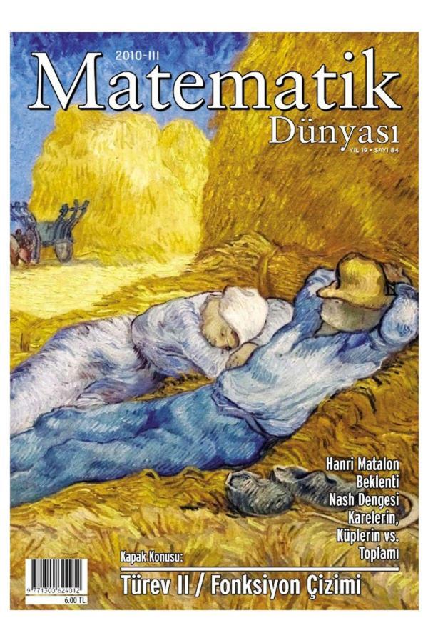 Nesin Yayınevi Matematik Dünyası Dergisi Sayı:84 Yıl:2010 - Iıı - Image 1