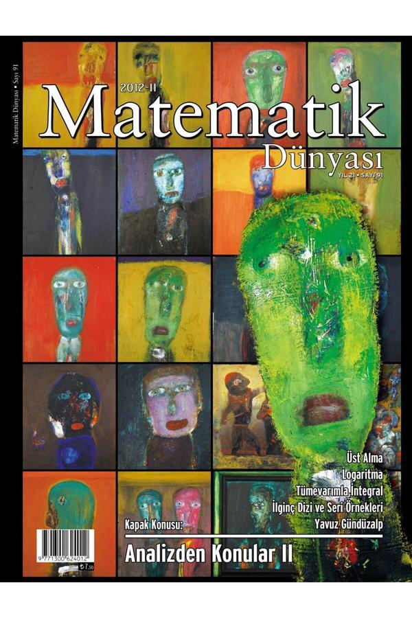 Nesin Yayınevi Matematik Dünyası Dergisi Sayı:91 Yıl:2012 - Iı - Nesin Yayınevi - Image 1