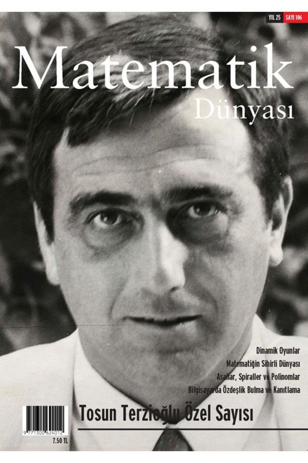 Nesin Yayınevi Matematik Dünyası Dergisi Sayı:106 Yıl:2018 - Nesin Yayınevi - Image 1