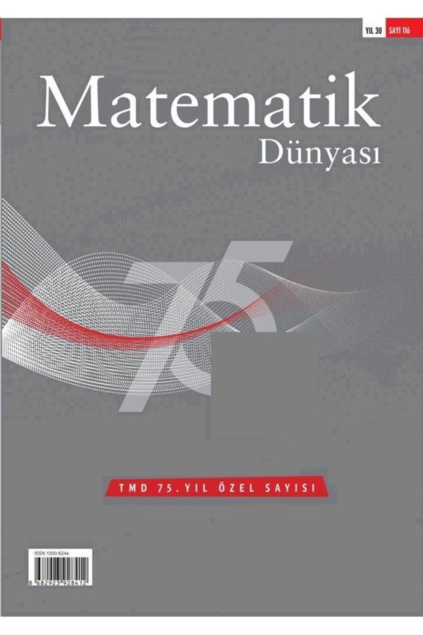 Nesin Yayınevi Matematik Dünyası Dergisi Sayı:116 - Image 1