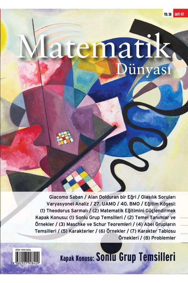 Nesin Yayınevi Matematik Dünyası Dergisi Sayı:117 Kitabı - Kolektif - Nesin Yayınları - Image 1