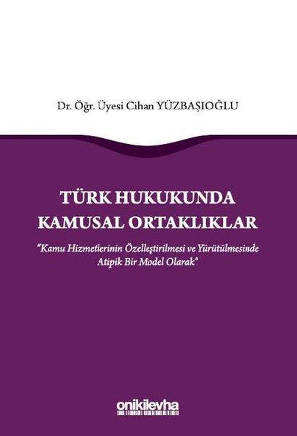Türk Hukukunda Kamusal Ortaklıklar - On İki Levha Yayıncılık - Image 1
