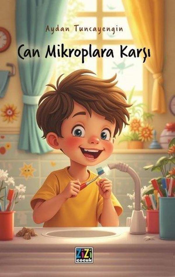 Can Mikroplara Karşı - Zizi Çocuk Yayınları - Image 1