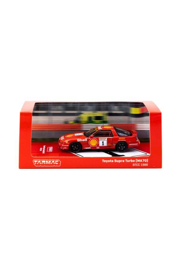 Tarmac Works 1/64 Toyota Supra Turbo (Ma70) Btcc 1988 – Chris Hodgetts Model Araba - Image 1