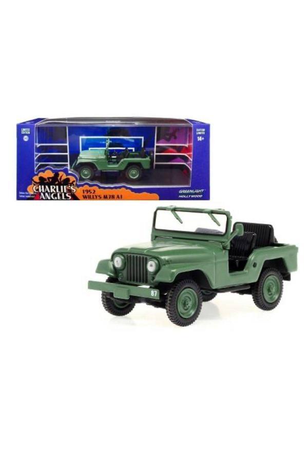 Greenlight Hollywood – 1:43 Charlie’S Angels 1952 Willys M38 A1 Model Araba - Image 1