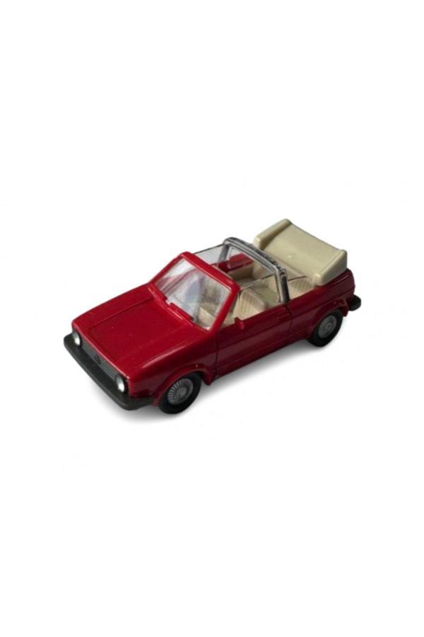Wiking 1:87 Volkswagen Golf Cabrio Kırmızı Koleksiyonluk Model Araba - Image 1