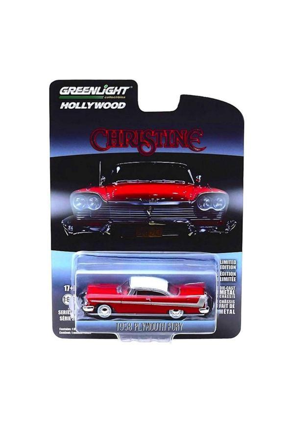 Greenlight Hollywood Series – Christine (1958 Plymouth Fury) 1:64 Diecast Model Araba - Image 1