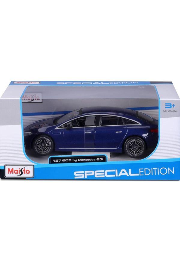 Maisto 1:27 Mercedes-Benz Eqs - Lansman Rengi Özel Koleksiyon Model Araba - Image 1