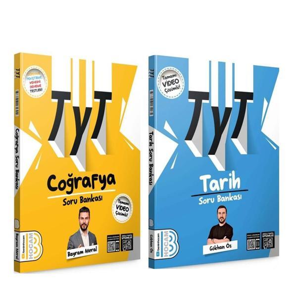 Benim Hocam TYT Coğrafya ve Tarih Soru Bankası Seti 2 Kitap - Benim Hocam Yayınları - Image 1