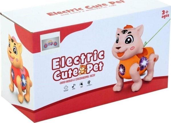 Farbu Oyuncak Hareketli Sesli ve Işıklı Sevimli Evcil Hayvanlar Kaplan - Image 1