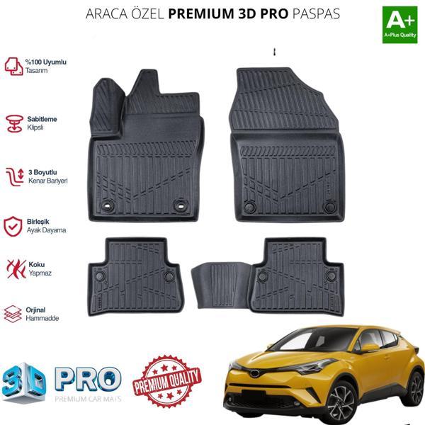 HONDA C-HR ARACA ÖZEL 3D PASPAS 2016 2017 2018 2019 2020 2021 2022  - Image 1