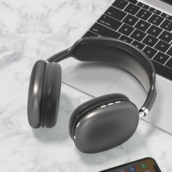 Technow P9 Air Max Kablosuz Bluetooth Wireless 5.0 Müzik Spor Kulaklık Siyah - Image 1