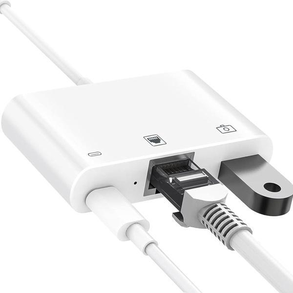 Technow Apple Iphone/ipad Lightning To Ethernet RJ45 Dönüştürücü Adaptörü - Image 1