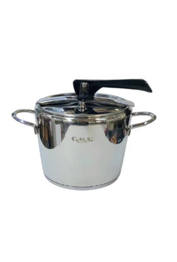 Oms 5110 Silindir Klasik Düdüklü Tencere 5 Litre Silver - Image 1