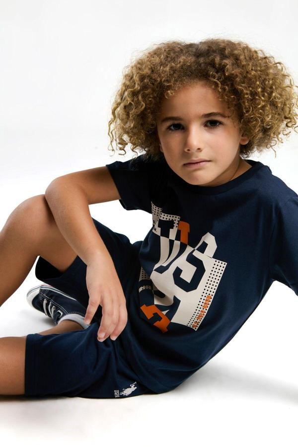 U.S. Polo Assn. Erkek Çocuk Lacivert Bermuda Takım - Image 1