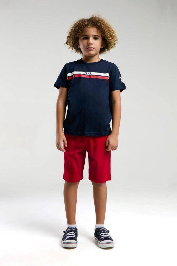 U.S. Polo Assn. Erkek Çocuk Lacivert Bermuda Takım - Image 1