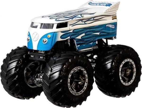 Hot Wheels Mattel Monster Trucks 1:64 Drag Bus FYJ44 - HHG77 - Image 1