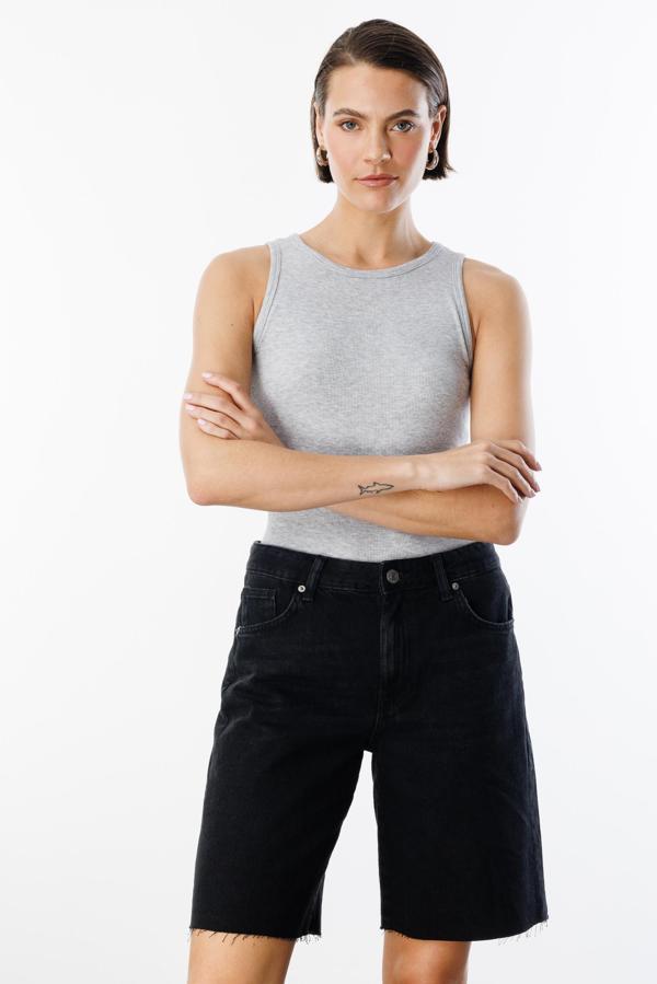 Kadın Fitilli Görünümlü Kalın Askılı Basic Atlet ATLET2 - Image 1