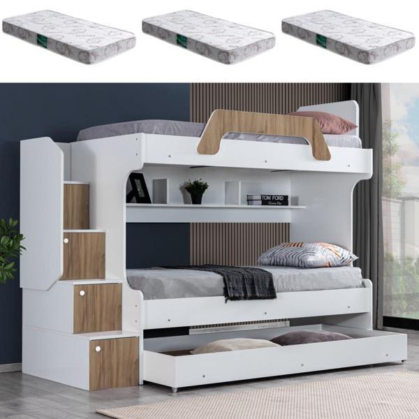 Ranza, Inci Yavrulu Ranza - Ceviz 3 Adet Comfort Yatak - Image 1