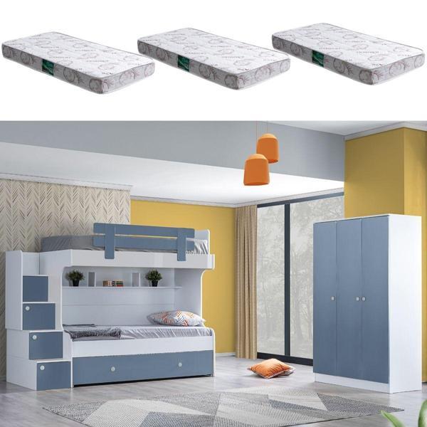 Ranza, Loof Yavrulu Ranza + 3 Kapaklı Dolap + 3 Adet Comfort Yatak - Image 1