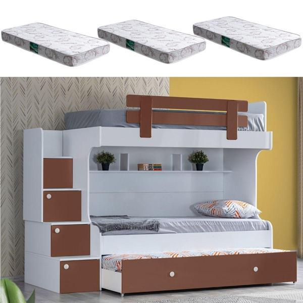 Ranza, Loof Yavrulu Ranza, Kahverengi + 3 Adet Comfort Yatak - Image 1