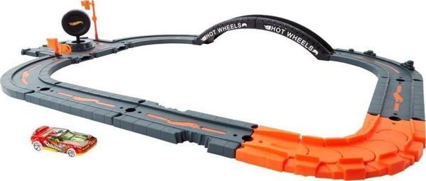 Hot Wheels Pist Dünyası Seti, Şehir Ortamı Inşa Etmek İçin Çeşitli Pist Parçaları, Pist Tabanı Dahil 10 Parça Set ve 1 A - Image 1
