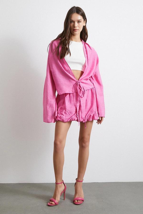 Astarlı Balon Etek Pembe - Image 1