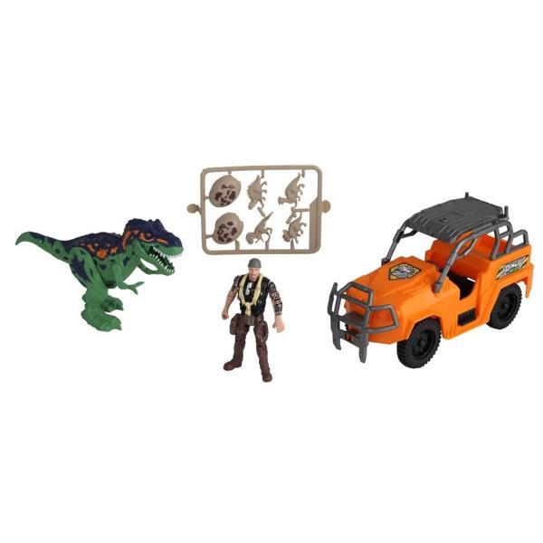 Dino Valley Dinozor Saldırısı Oyun Seti Turuncu Jeep - Image 1
