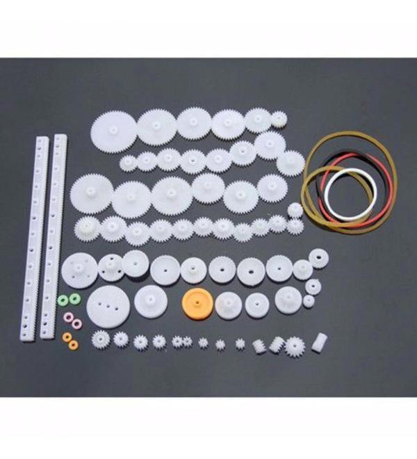 75 Parça Plastik Dişli Seti (DC Motor - Dıy - Hobi Seti) - Image 1