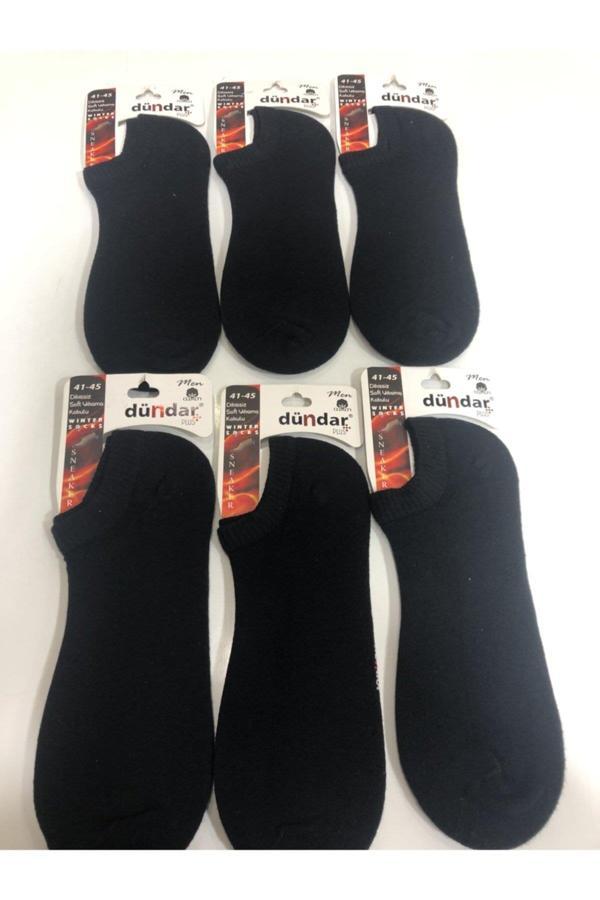 Dündar Erkek Plus Havlu Sneaker Çorap - 6 Adet - Image 1