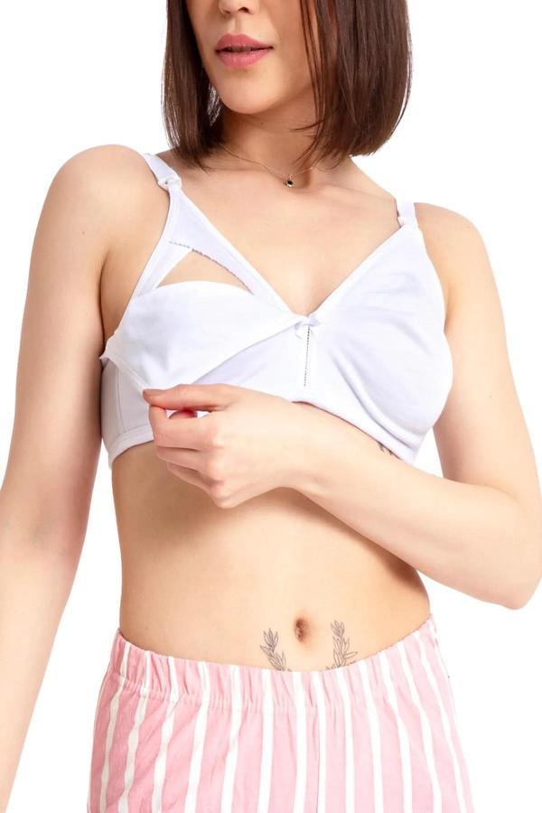 Kapbirtane Kadın Penye Balensiz Emzirme Likralı Sütyen 2013 - 1 Adet - Image 1