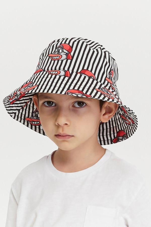 Benitto Kids Erkek Çocuk Desenli Bucket Şapka 7003 - Image 1