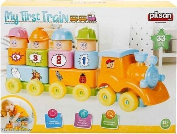 Pilsan Çocuklar İçin Tren(İlk Trenim) 33 parça  - Image 1