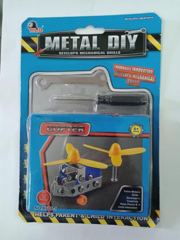 CC Oyuncak Mekanik Becerileri Metal Diy COPTER 45 Parça - X 608-1 - Image 1