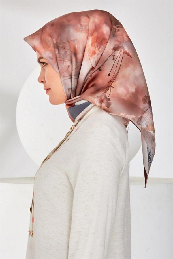 Armine Twill İpek Eşarp 20Y8354-80 - Image 1