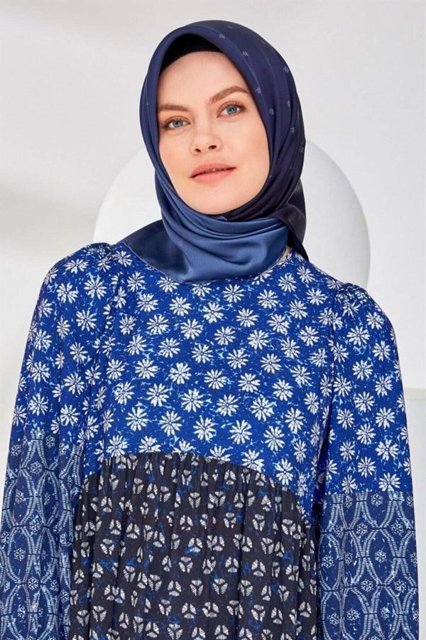 Armine Kadın Mor Twill Ipek Eşarp 20Y8338-82 - Image 1