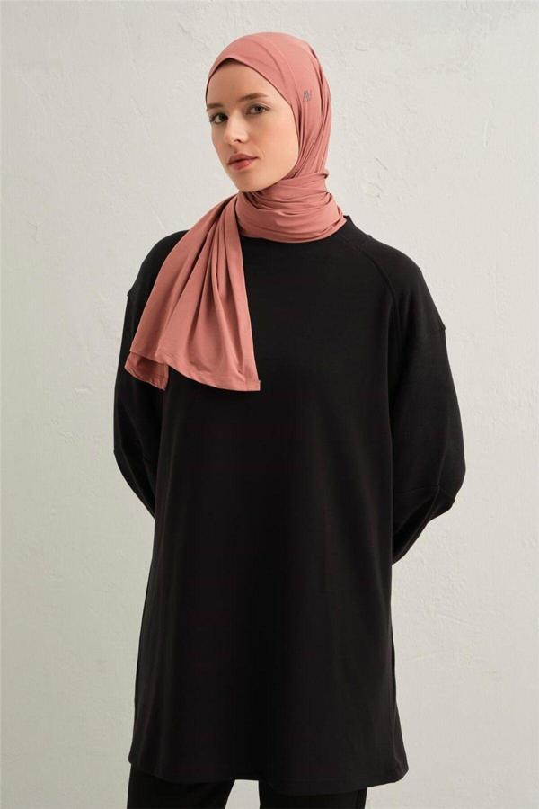 Armine Bant Detaylı Active Şal Ort500 Gül Kurusu - Image 1