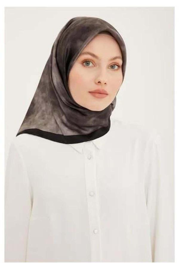 Armine İpek Eşarp Nostalji Serisi Twill 8933-54Nt - Twill (Tivil) Ipek - Image 1