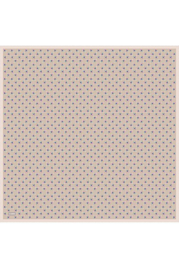 Belli Twill Ipek Eşarp - 4048-35 Bej - Image 1