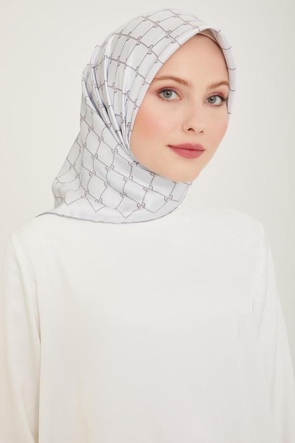 Belli Twill Ipek Eşarp - 4006-08 Açık Mavi - Image 1