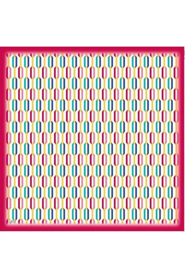 Armine Soft Sarı Desenli Eşarp 6087-12 - Image 1