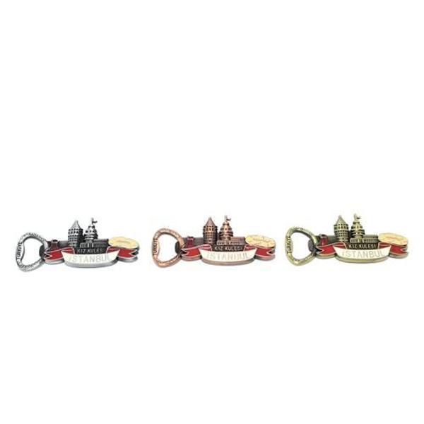 Metal İstanbul Temalı Yöresel Magnet Açacak Model 3 - Image 1
