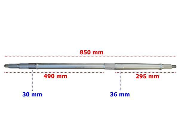 Kuba Atv Trv 350 Arka Aks 840 Mm Difransiyelli İth - Image 1