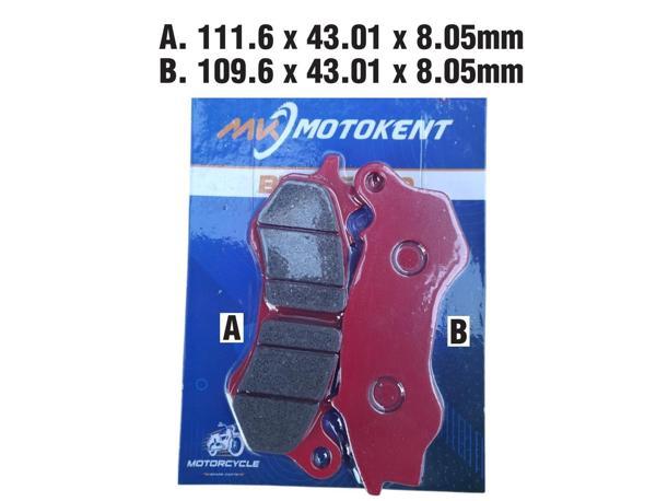Kanuni Ön Fren Disk Balatası Sfa603 A Kalite Mati 125 - Znu 125İ Strada - Image 1