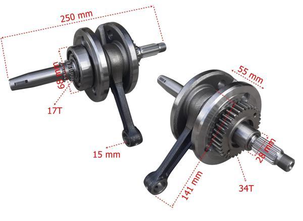 Rks 125 R Krank Komple - Image 1