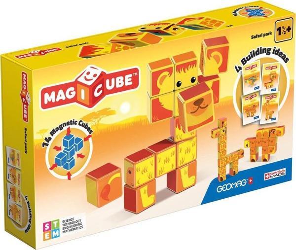 Geomag Magicube Safarİ Hayvanları 135 MAB05000   - Image 1