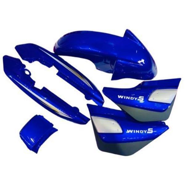Kanuni Windy-S 125 Kaporta 3Lü Set Mavi - Image 1