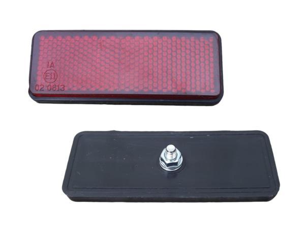Cub Scooter Arka Reflektör Dikdörtgen Kırmızı 6 Mm - Image 1