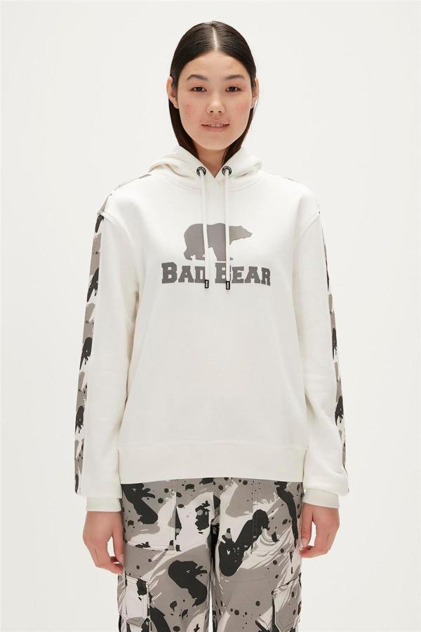 Bad Bear 23.04.12.010 Gwen Hoodıe Kadın Cepli Baskılı Kapüşonlu Sweatshirt - Image 1